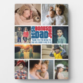 最高の賞与パパEver Photo Collage Father's Day フォトプラーク (正面)