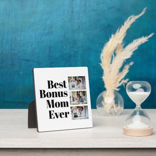 最高の賞母の日3写真コラージュ フォトプラーク (インサイチュ)