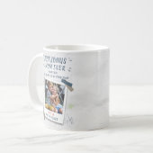 最高の賞母マザーズ日義母の写真 コーヒーマグカップ (正面左)