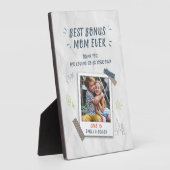 最高の賞母マザーズ日Stepmomの写真カスタム写真 フォトプラーク (側面)