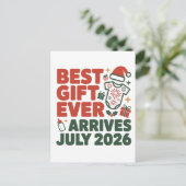 最高の贈り物が2026年7月にクリスマスカップルに届く 案内ポストカード (スタンド正面)