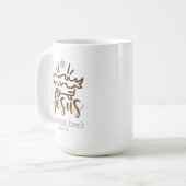 最高の贈り物はイエスさま クリスマス 誕生の聖書 コーヒーマグカップ (正面左)
