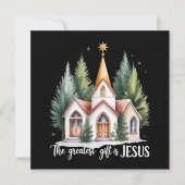最高の贈り物はイエス クリスマス 教会 キリスト (正面)