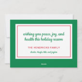 最高の贈り物3枚 シーズンカード (裏面)