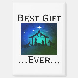 最高の贈り物 イエス・キリストの降誕 エメラルドスター マグネット