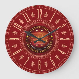 最高の贈り物 ラージ壁時計