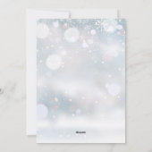 最高の贈り物 赤ちゃんの写真 誕生日のお知らせカード シーズンカード (裏面)