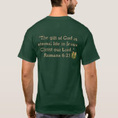 最高の贈り物Tシャツ Tシャツ (裏面)