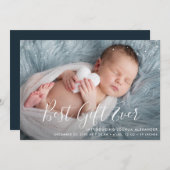 最高の贈 | 出生届書 案内状 (正面/裏面)