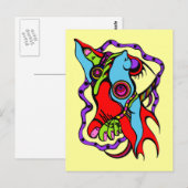 最高の足 ポストカード (正面/裏面)