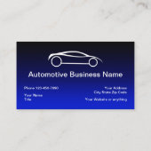 最高の車の両面名刺テンプレート 名刺 (裏面)