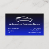 最高の車の両面名刺テンプレート 名刺 (正面)