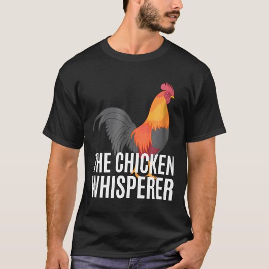 最高の農場のニワトリささやき手 Tシャツ (正面)
