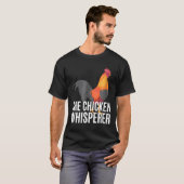 最高の農場のニワトリささやき手 Tシャツ (正面フル)