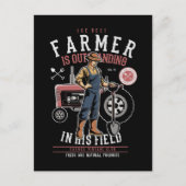 最高の農家ヴィンテージマンケーブハガキ ポストカード (正面)