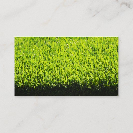 最高の造園及び芝刈り 名刺 (裏面)