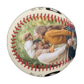 最高の野球パパが自分の写真野球を作成 野球ボール (正面左)