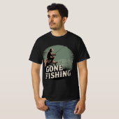 最高の釣り人パーソナライズドフィッシングTシャツ Tシャツ (正面フル)