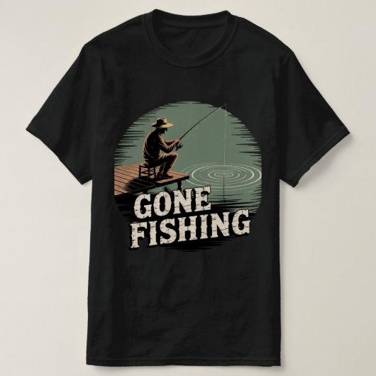 最高の釣り人パーソナライズドフィッシングTシャツ Tシャツ (デザイン正面)