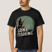 最高の釣り人パーソナライズドフィッシングTシャツ Tシャツ (正面)