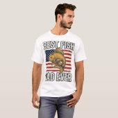 最高の釣り父さん 金魚 Tシャツ デザイン_1 (正面フル)