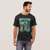 最高の釣り魚の表現をする漁師 Tシャツ (正面フル)