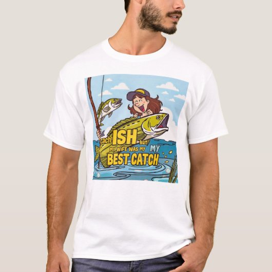 最高の釣果 Tシャツ (正面)