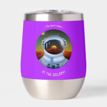 最高の銀河系の母は茎のないワインのタンブラー