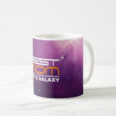 最高の銀河系の母 コーヒーマグカップ (正面右)