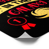 最高の銀河系第4年生おもしろい ポスター (角)