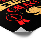 最高の銀河系6年生おもしろい ポスター (角)