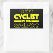 最高の銀河系 長方形シール (バッグ)