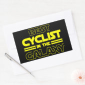 最高の銀河系 長方形シール (封筒)