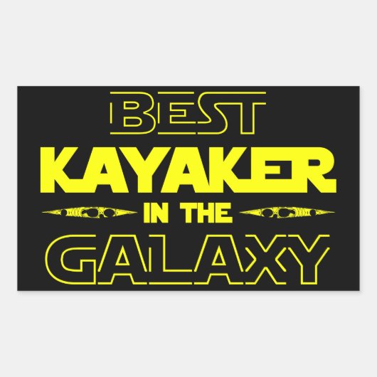 最高の銀河系 長方形シール (正面)