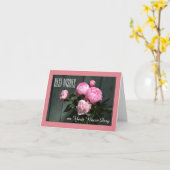 最高の願い事、名札のピンクの青い絵 カード (黄色い花)