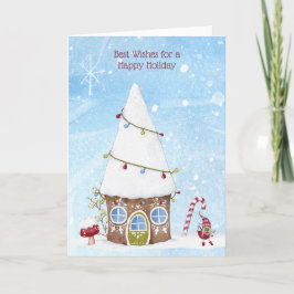 最高の願い ホリデーシーズン 幸せの小人の家 カスタムカード シーズンカード