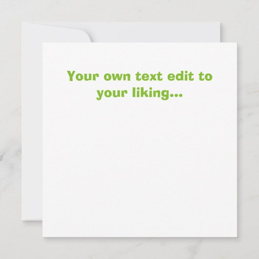 最高の願い – 戻る足 – すぐに言葉を得る サンキューカード (裏面)