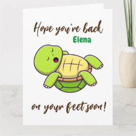 最高の願い – 戻る足 – すぐに願いを得る サンキューカード