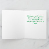 最高の願い – 戻る足 – すぐに願いを得る サンキューカード (内部)