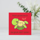 最高の願い – 足に戻る – すぐに元気になる サンキューカード (スタンド正面)