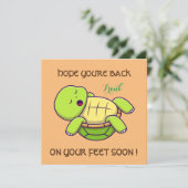 最高の願い – 足に戻る – すぐに元気になる サンキューカード (スタンド正面)