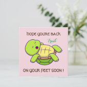 最高の願い – 足に戻る – すぐに元気になる サンキューカード (スタンド正面)