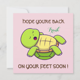 最高の願い – 足に戻る – すぐに元気になる サンキューカード