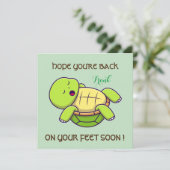 最高の願い – 足に戻る – すぐに元気になる サンキューカード (スタンド正面)