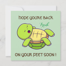 最高の願い – 足に戻る – すぐに元気になる サンキューカード