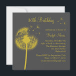 最高の願い！黄色 招待状<br><div class="desc">ふわふわでデリケートな飾団子屋がこの誕生日パーティーの招待。どんな年でもカスタマイズ容易にできる。基本的な紙で示されているが、リネン紙の重みや質感がオススメ。</div>