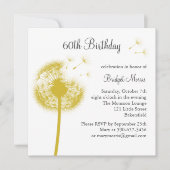 最高の願い！黄色 招待状 (正面)