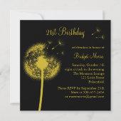 最高の願い!黄色 招待状 (正面)