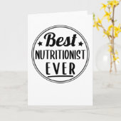 最高の食べ栄養士・エバ・ギフト・ヘルシー・ズ カード (黄色い花)