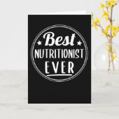 最高の食べ栄養士・エバ・ギフト・ヘルシー・ズ カード (黄色い花)